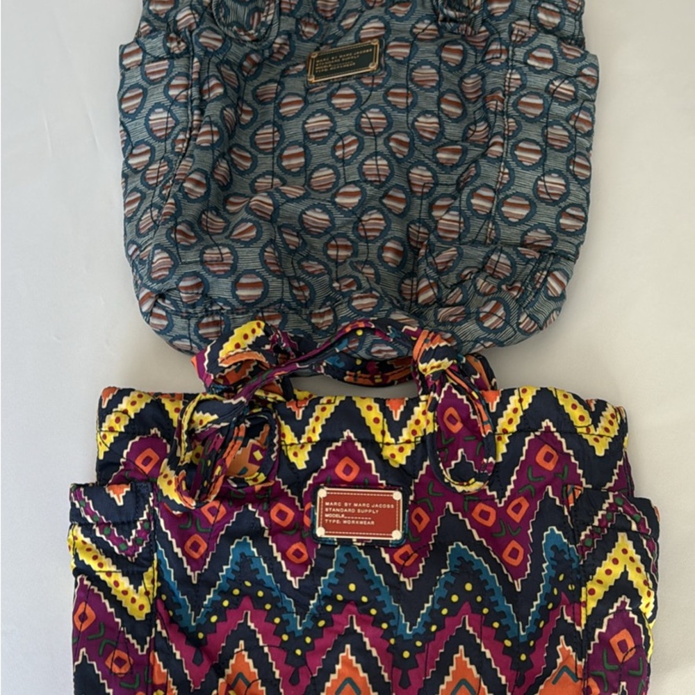 Marc By Marc Jacobs Geometric and Zigzag Tote Bags